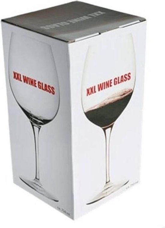 MikaMax XXL Wijnglas - Wijnglas groot - 0.75L | bol.com