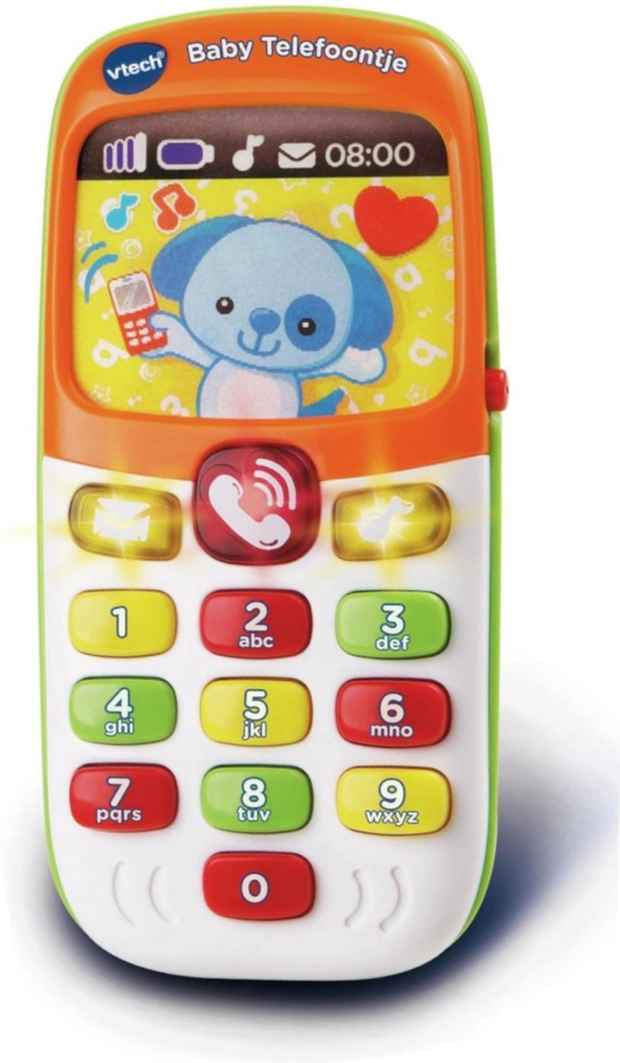 van nu af aan Vernederen Romantiek VTech Baby Telefoon Oranje - Interactief Speelgoed | bol.com