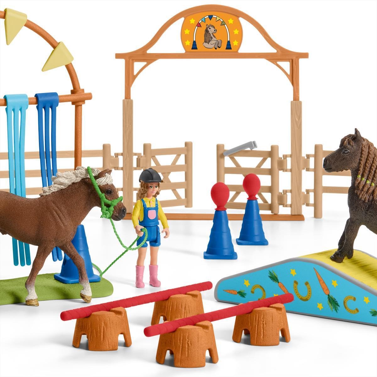 Schleich FARM WORLD - Pony agility wedstrijd - Speelfigurenset - Kinderspeelgoed voor Jongens en Meisjes - 3 tot 8 jaar — afbeelding 6