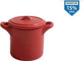 MINI COOKER RED / WHITE 5.5X8.5X5.5CM