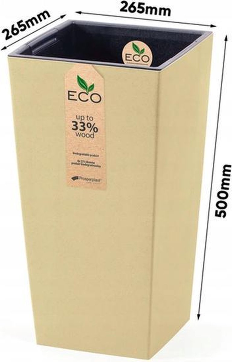 Jardiniere Prosperplast Pot de fleurs URBI CASE BETON EFFECT