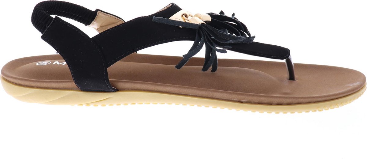 MRCH. Label Charlie Dames Sandalen - Zwart - Maat 42