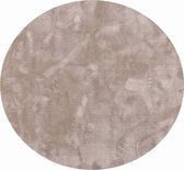 Fay Soft Beige - Rond vloerkleed zacht