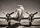 Aluminium Schilderij Airplane