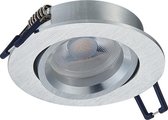 LED INBOUWSPOT | ZILVER | KANTELBAAR | IP22