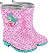 Perletti Regenlaarzen Mermaid Meisjes Pvc Roze Maat 30/31