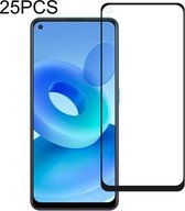 Voor OPPO A95 5G 25 PCS Volledige lijm Volledig scherm Gehard glasfilm Screen