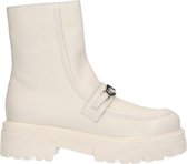 Sacha - Dames - Latte chunky boots met chain - Maat 38