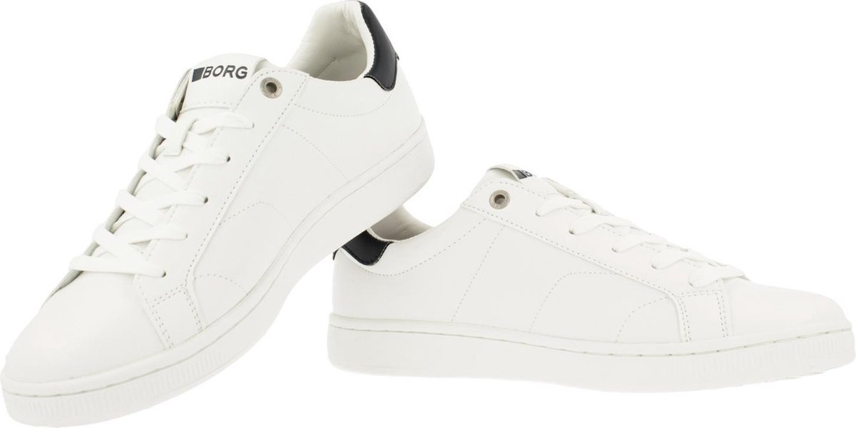 Bjorn Borg - Sneaker - Men - White-Navy - 40 - Sneakers | bol