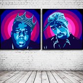 Pop Art Duo Tupac Shakur & Notorious BIG