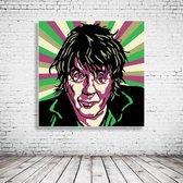 Pop Art Arno Canvas - 90 x 90 cm - Canvasprint - Op dennenhouten kader - Geprint Schilderij - Popart Wanddecoratie