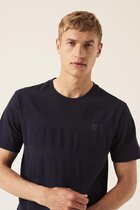 Garcia Heren T-shirt Blauw - Maat L