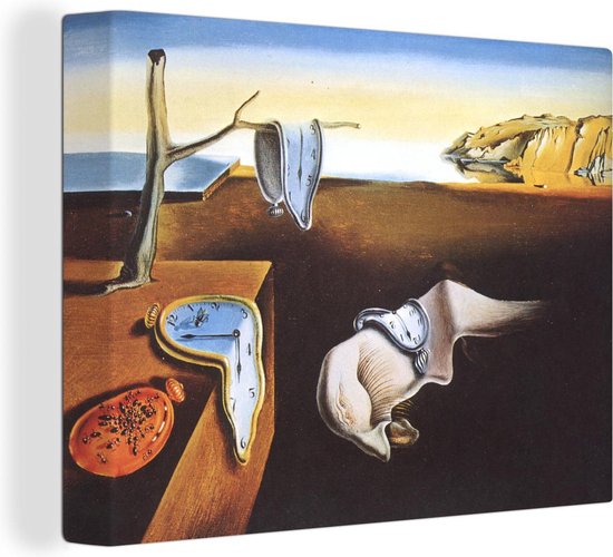 Persistence of memories - peinture de Salvador Dalí 120x90 cm - Tirage  photo sur toile... | bol