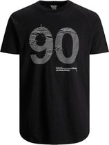 Jack & Jones T-shirt Jconumber Tee Ss Crew Neck 12188191 Black/slim Mannen Maat - L