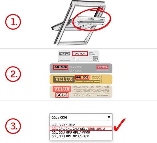 VELUX Store à enrouleur occultant d'origine (DKL), cadre argenté, PK08, beige