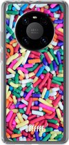 6F hoesje - geschikt voor Huawei P40 Pro -  Transparant TPU Case - Sprinkles #ffffff