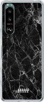 6F hoesje - geschikt voor Sony Xperia 5 III -  Transparant TPU Case - Shattered Marble #ffffff