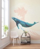 Komar Whale Voyage Vlies Fotobehang 200x280cm 4-banen