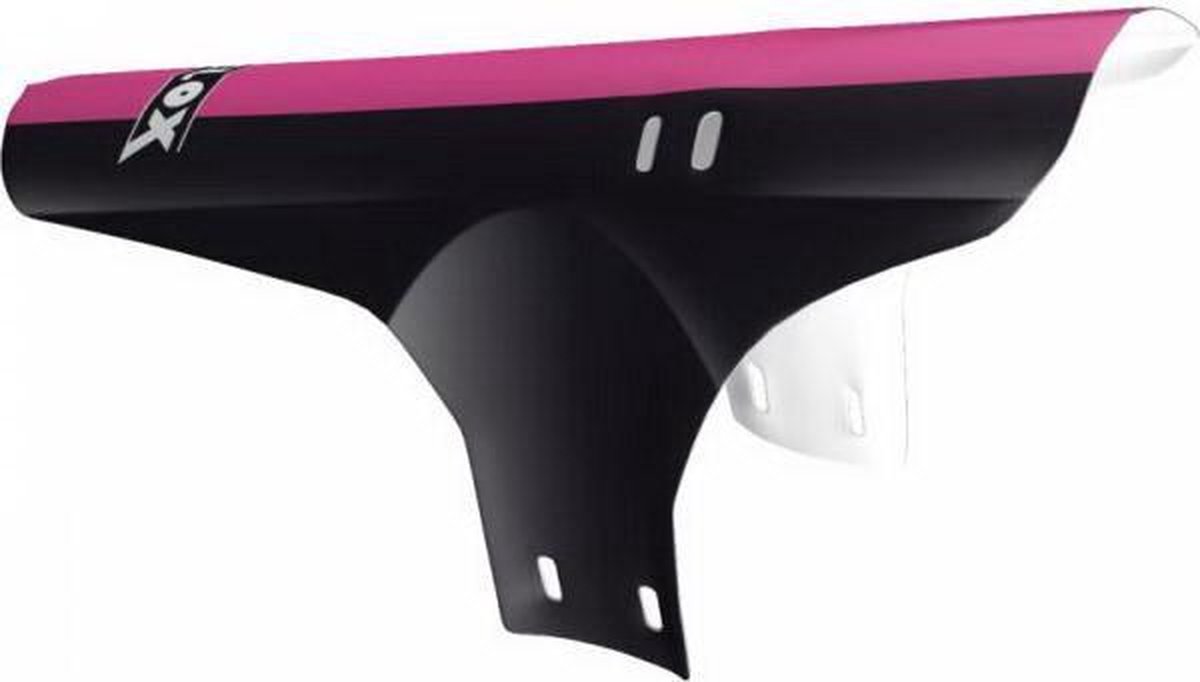 Velox voorspatbord zwart/roze vouwbaar