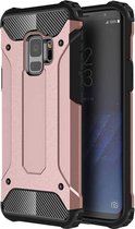 Voor Galaxy S9 TPU + pc 360 graden bescherming schokbestendige beschermende achterkant van de behuizing (roségoud)