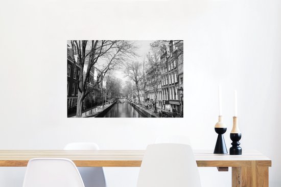 Achterburgwal poster papier 90x60 cm - Tirage photo sur Poster (décoration murale salon / chambre) / Poster Europe