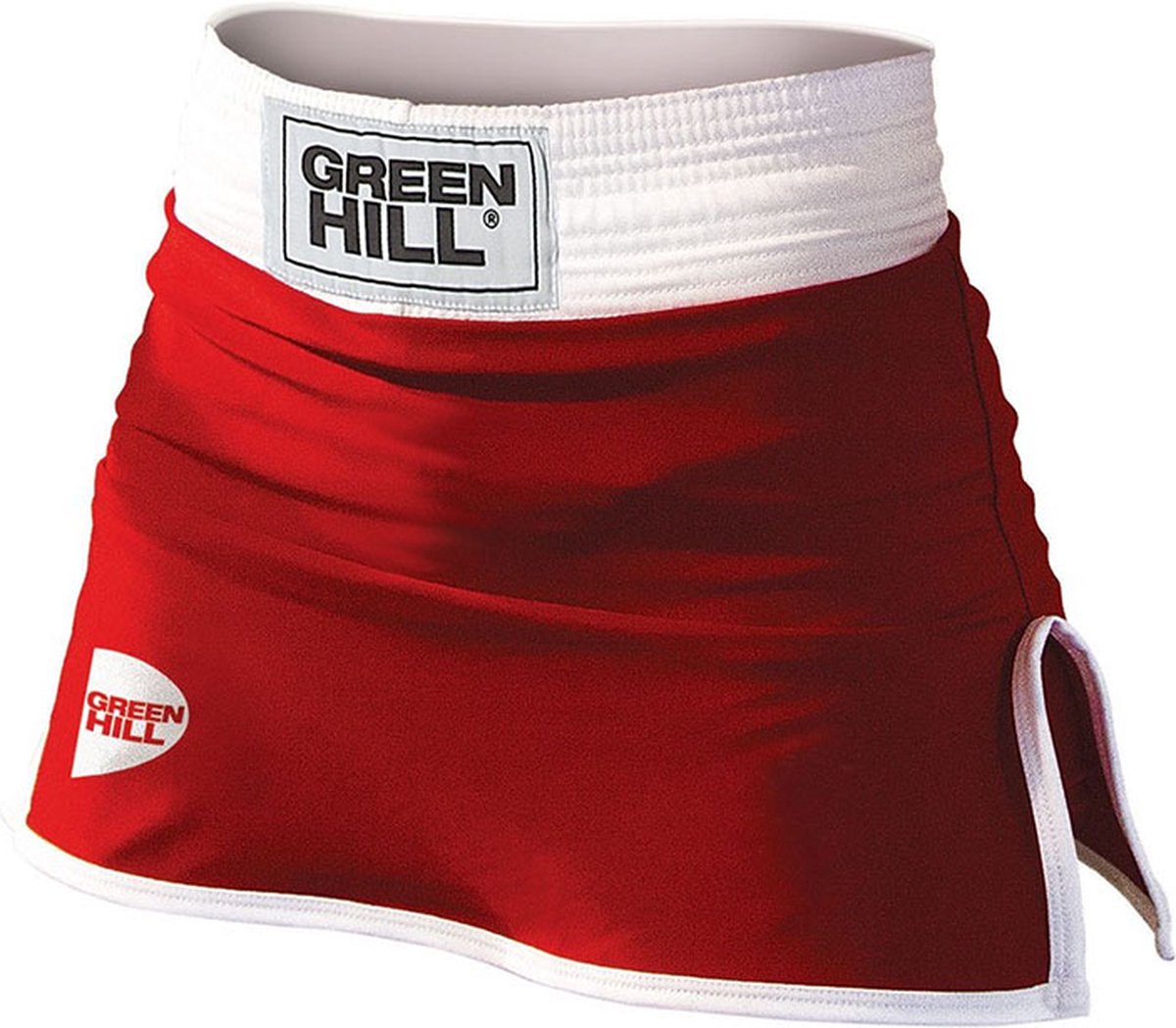 Green Hill Dames Boksrok Donna Rood (Beschikbaar in verschillende maten)