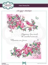 Creative Expressions Clear stamp - Nachtegaal - A5 - Stempelset