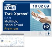 Serviette Tork - H2 Premium - 2 plis - 21 x 150 pièces