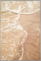 JUNIQE - Poster met kunststof lijst Seashore -30x45 /Ivoor