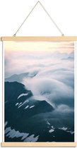 JUNIQE - Posterhanger A Curtain of Clouds by @noberson -20x30 /Grijs &