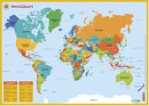 Educatieve onderlegger - Wereldkaart