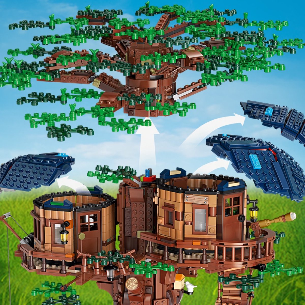 LEGO Ideas Boomhut Tree House - Botanical Collection - 21318 — afbeelding 6