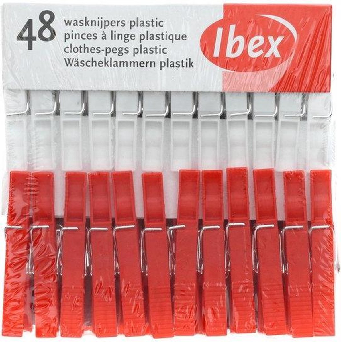 Goedkoopste Ibex Wasknijpers - Plastic - 48 stuks