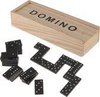 Afbeelding van het spelletje Free And Easy Domino 28 Stenen In Houten Kist Zwart