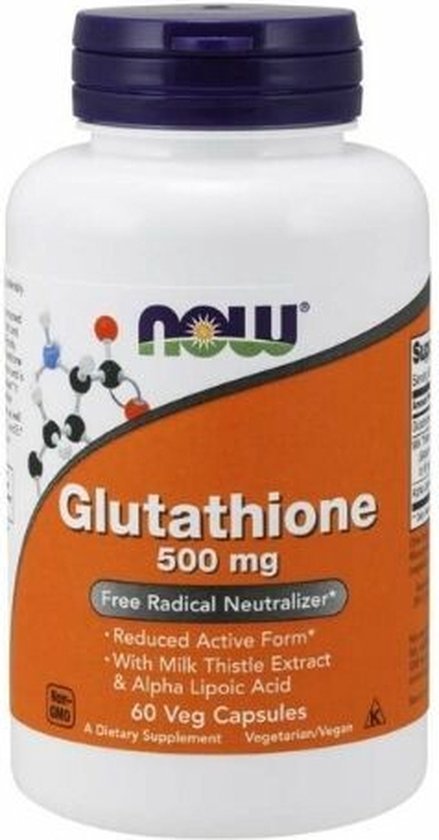 NOW Foods - Glutathione 500mg (60 capsules)