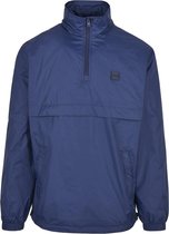 Urban Classics Pullover Jas -L- Stand Up Collar Blauw