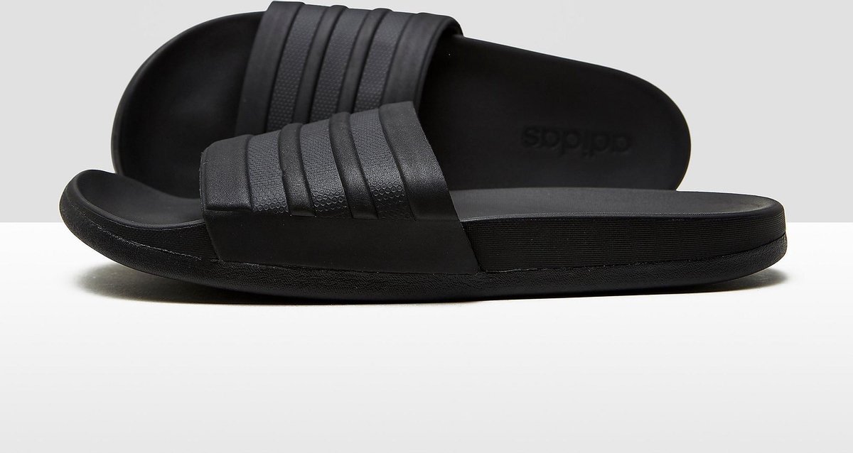 adidas CF Adilette Plus Mono Slippers Volwassenen - Black - Maat 48.5 |  bol.com