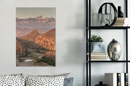 Parc national de Big Bend au Texas 40x60 cm - Tirage photo sur toile (Décoration murale salon / chambre)