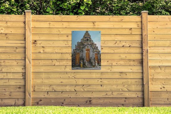 Affiche de jardin Pura Ulun Danu Bratan Temple - Richement décoré Pura Ulun Danu Bratan Temple on Bali affiche de jardin en vrac 60x80 cm - Toile de jardin / Toile d'extérieur / Peintures pour l'extérieur (décoration de jardin)