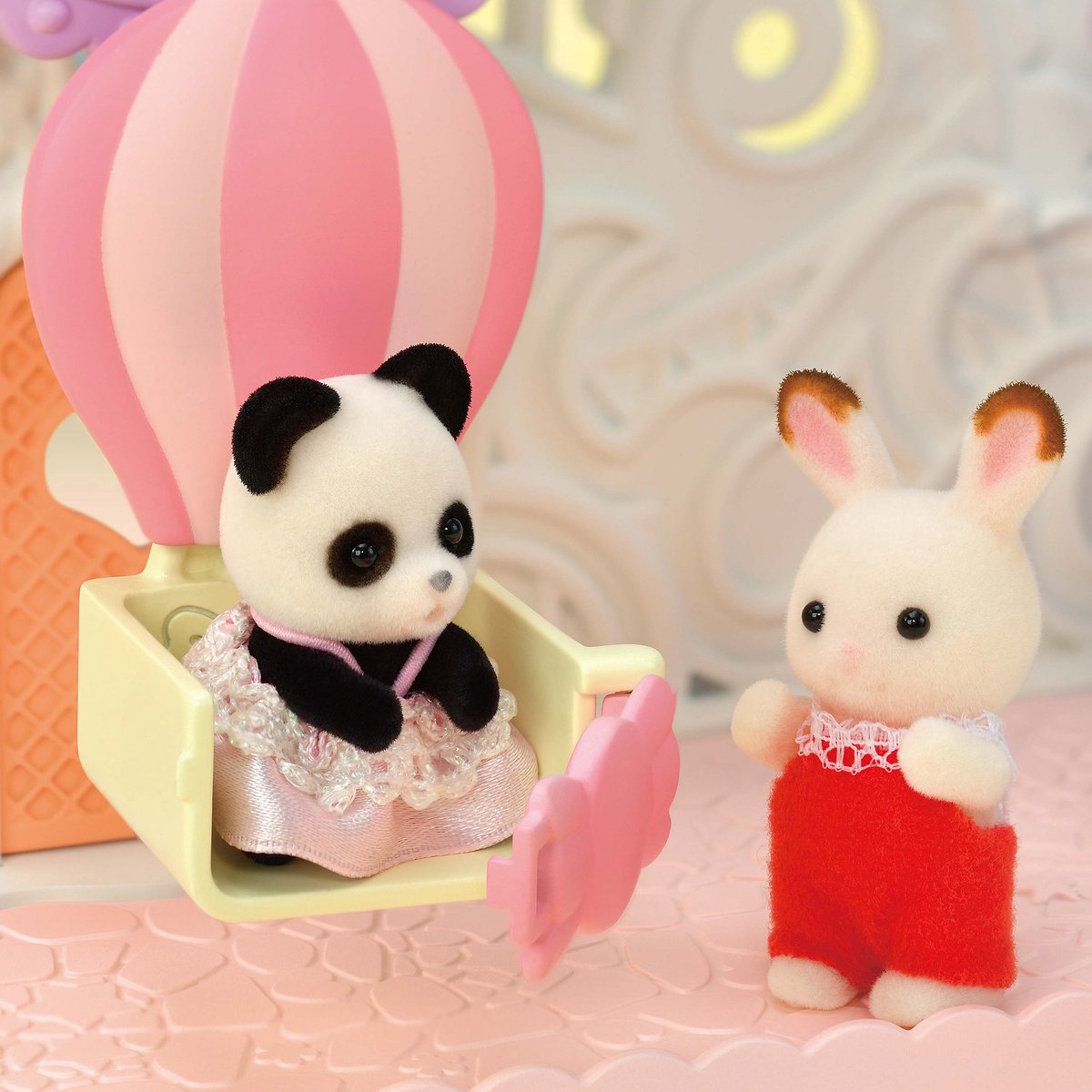 Sylvanian Families 5537 baby pretpark- schommelschip- raket- reuzenrad- kasteel- 3 babyfiguren — afbeelding 12
