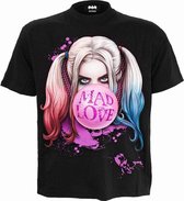 Spiral Harley Quinn Unisex Tshirt -XL- MAD LOVE Zwart