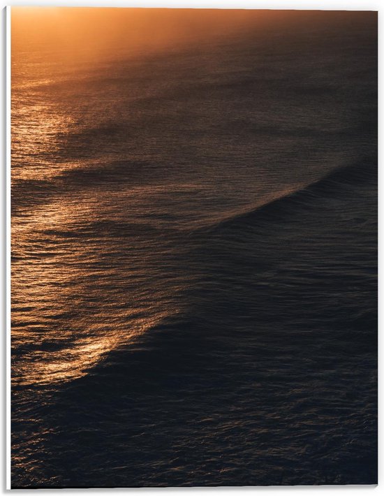 Forex - Zee tijdens Zonsondergang - 30x40cm Foto op Forex