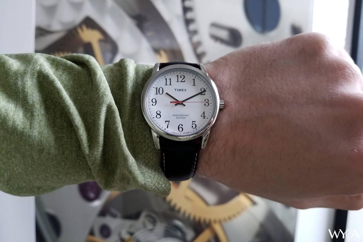 Timex 40th anniversary easy reader sale