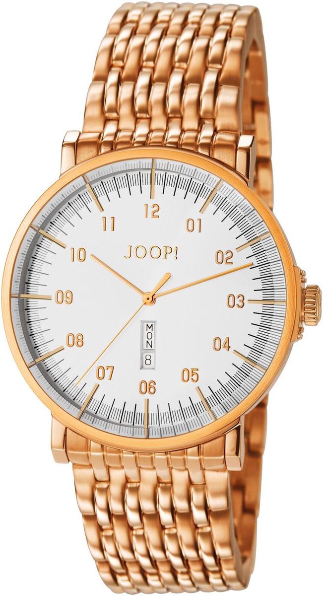 Joop! Executive JP100821F09 Horloge - Staal - Rosékleurig - Ø 45.50 mm