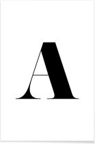 JUNIQE - Poster A -13x18 /Wit & Zwart