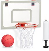 basketbalbord voor binnen - set met basketbal en pompje - indoor - aan deur - zonder boren