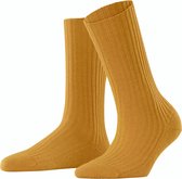 FALKE Cosy Wool Boot Dames Sokken - Geel - Maat 35-38