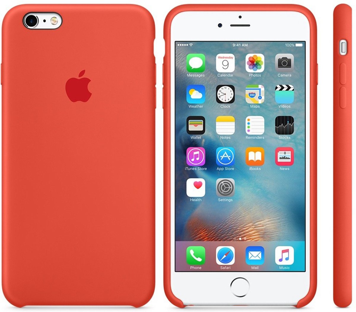 Apple - Siliconen hoesje - iPhone 6/6s Plus - Oranje