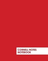 Cornell Notes Notebook: Fire Engine Red Notebook Supports a Proven Way to Improve Study and Information Retention.