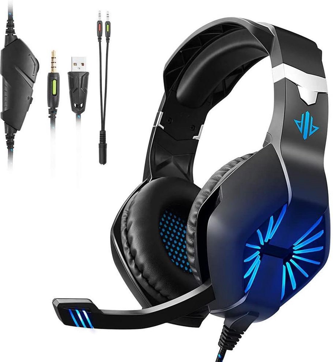 Gaming Headset met Microfoon - Headset/Microfoon - Headset PS4, PS5 Xbox One en PC